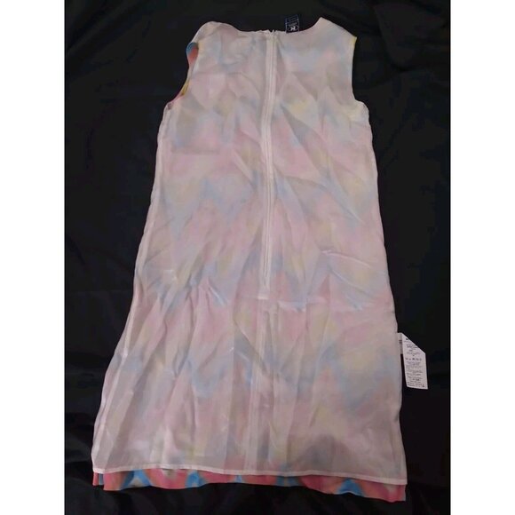 Missoni Sleeveless Shift Dress Size EU38 US XS Multicolored Zigzag Print - Picture 7 of 12